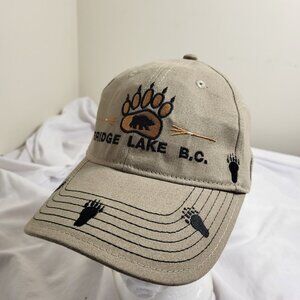 Bridge Lake BC Canada Hat Strapback Baseball Vintage 90s Cap Retro Dad Trucker